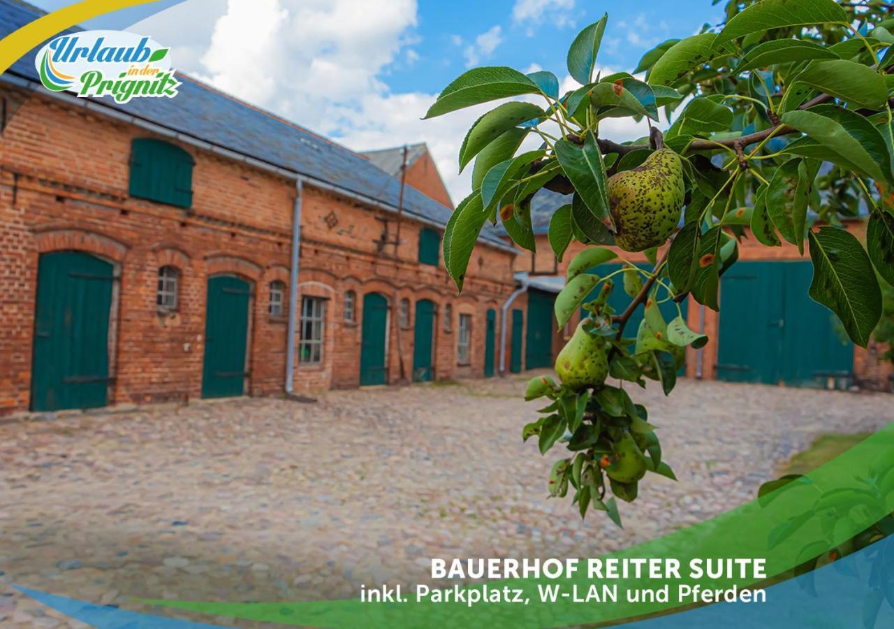 Bauernhof-Streichel-Zoo-&-Reiter-Suite Gulow Exterior foto